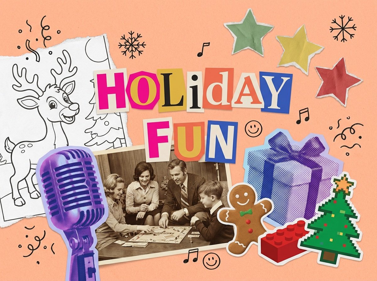 Holiday fun collage