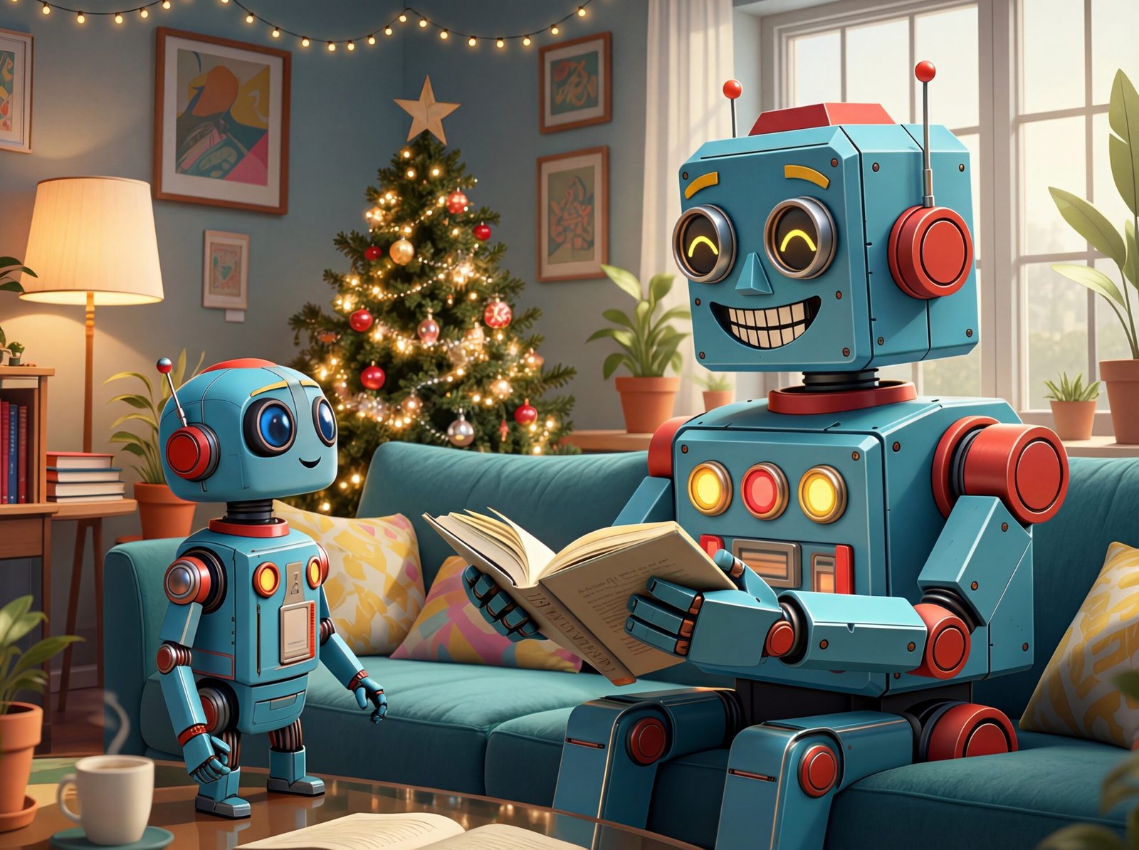 Robot with Kid Story v1