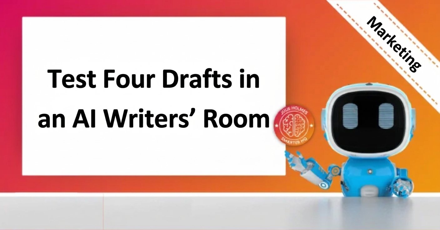 Compare Four Versions of Your Copy in an AI Writers Room - Generated Image