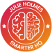 Smarter HQ Julie Holmes Round Logo Brain Square Small